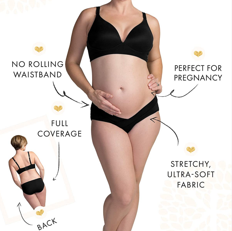 High Quality Breathable Comfortable Plus Size Underwear Breathable Under The Bump Maternity Underwear Pregnancy Panties