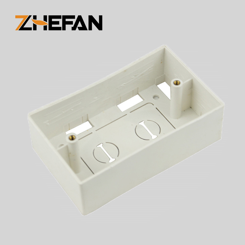 Высококачественная настольная коробка ZHEFAN для настенного выключателя и Usb-разъема 115*70*47, бесогнестойкая Монтажная коробка