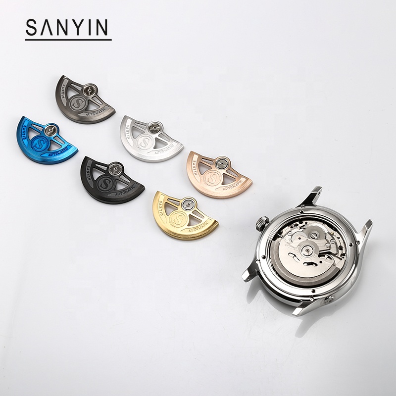 SANYIN Mechanical Modify Watch Movement NH35 Movement Parts Makes Your Watch Unique Custom Watch Rotor