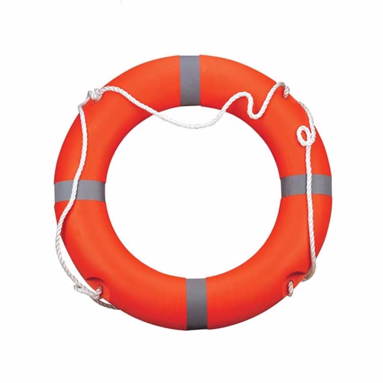 Factory HDPE PU foam plastic orange red water safety swimming beach play Rescue Life Ring Buoy