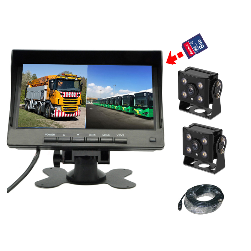 700CD/M2 12V/24V 7 дюймов аналоговая камера высокого разрешения для контроля уровня сахара в крови с заднего вида грузовика/прицепа/автобус камеры системы