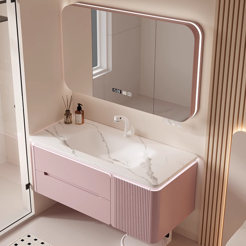 Mirrored Cabinet Modern Bathroom Cabinet Sinks Wholesales Design Commercial Bathroom Vanity Sets
