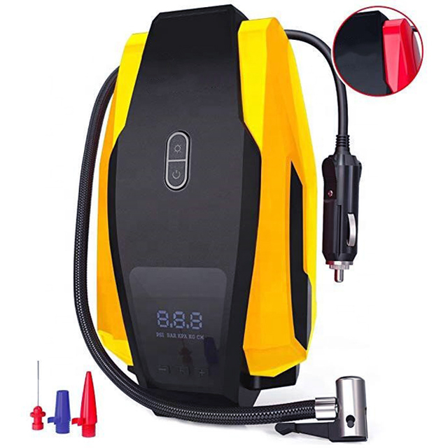 Mole Mole air compressor Tire inflator pump electric portable air inflatior with LED light
