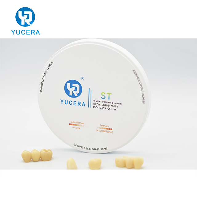 Искусственные зубы YUCERA, материалы для стоматологической лаборатории, система CAD CAM, стоматологический циркониевый блок