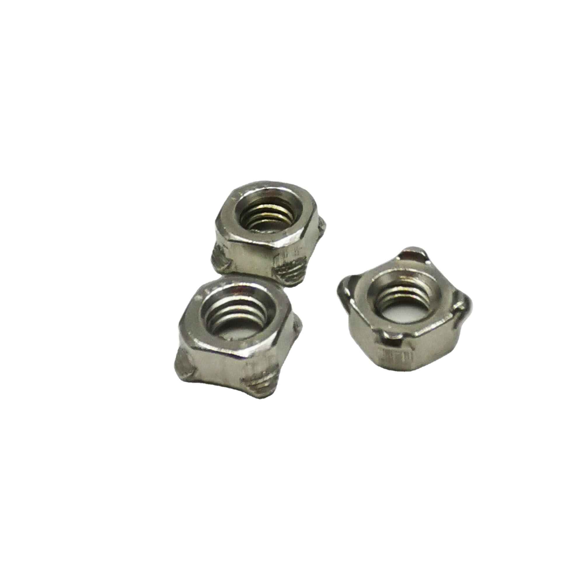 2000Pcs per Pack Customized 1/4"-20 Thread SUS201 Hexagon Welding Square Nut