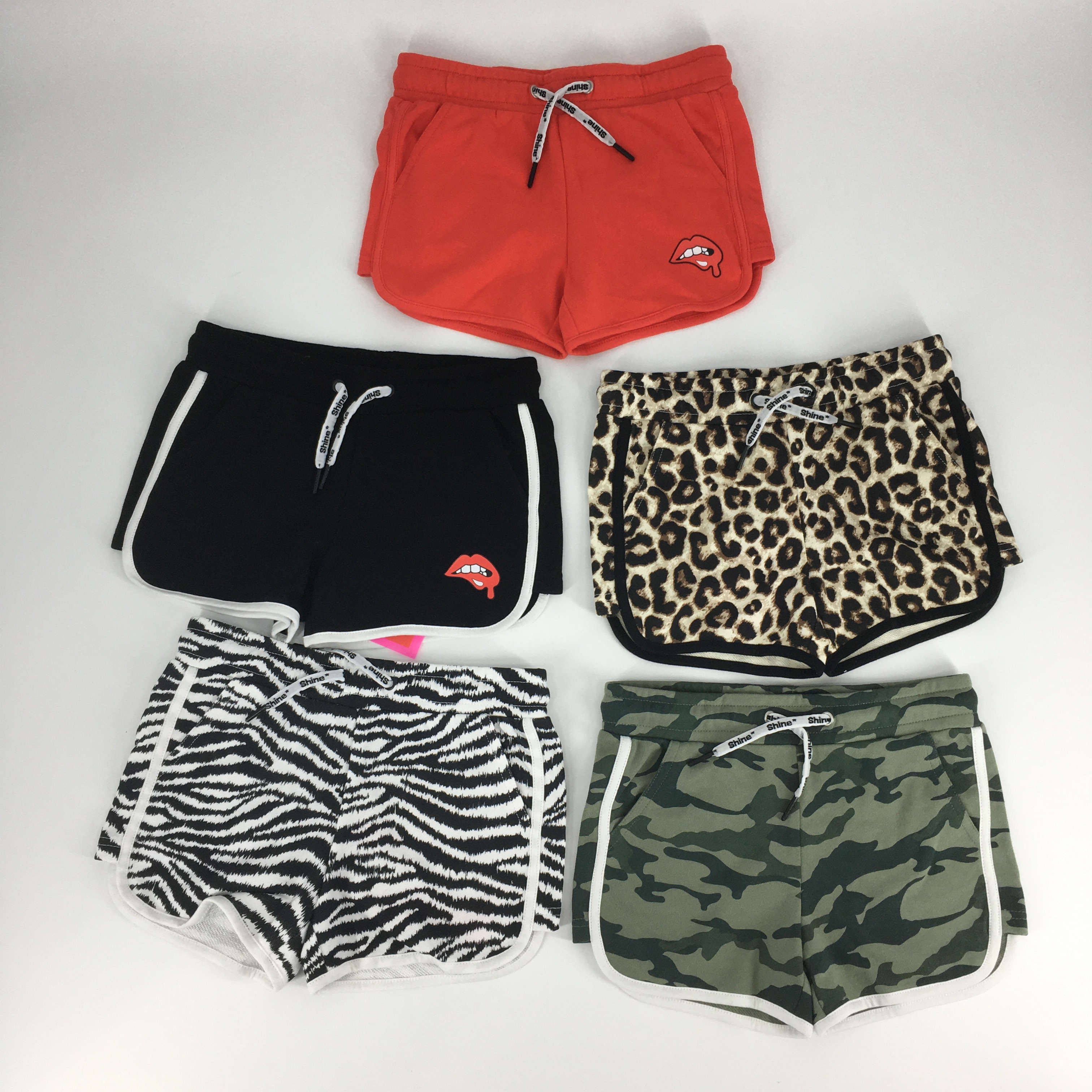 Factory Supply Attractive Price 100% Cotton Custom Sweat Girls' Shorts