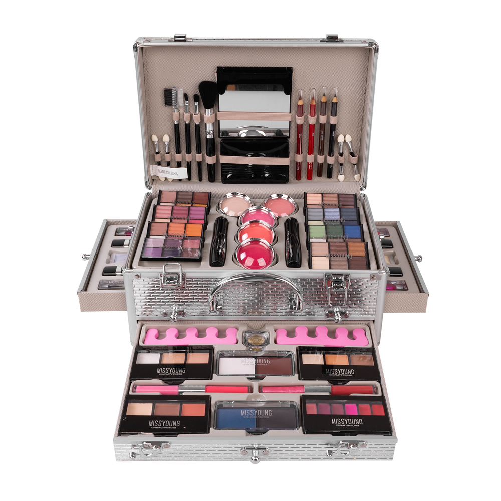 Newest Facial fashion makeup gift sets Eyeshadow Facial Blusher Eyebrow Powder