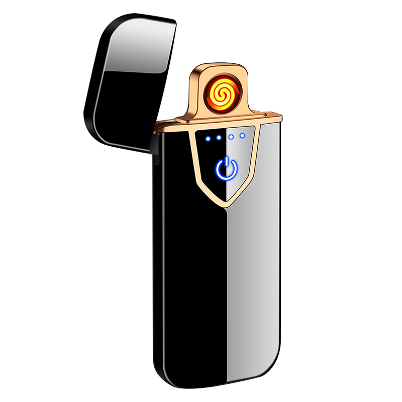 Акция сенсорная Индукционная Зажигалка USB перезаряжаемые зажигалки для электронных сигарет