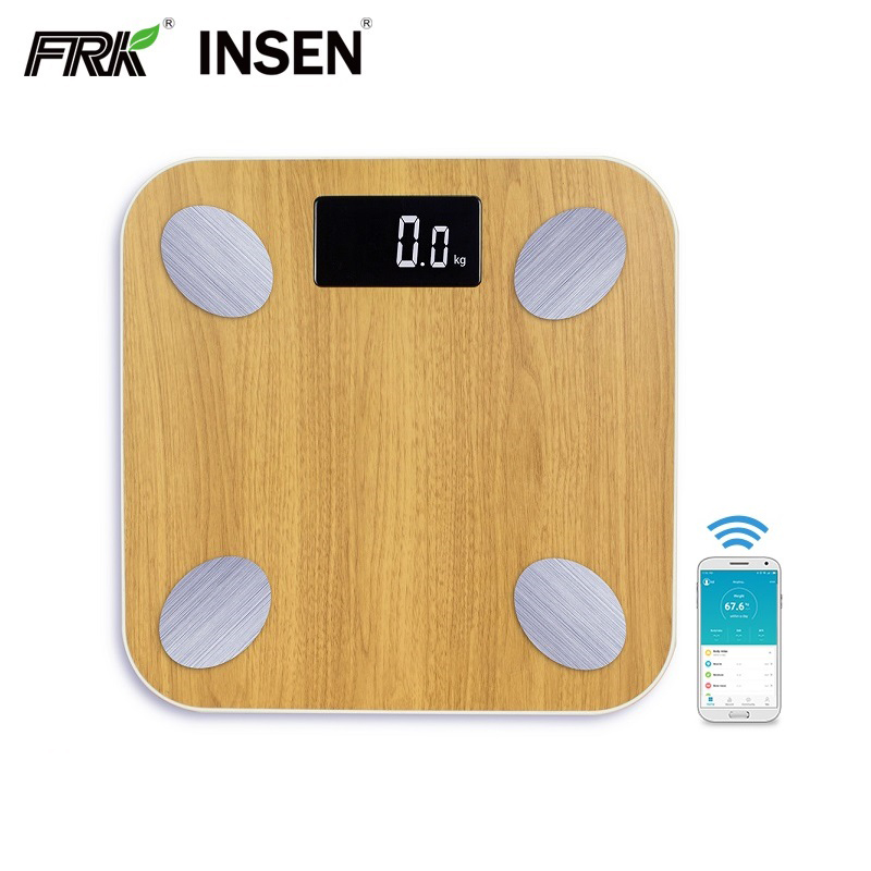 Large LCD Digital Scale Electronic Bathroom Smart Wireless Body Fat Analysis Scale 180Kg