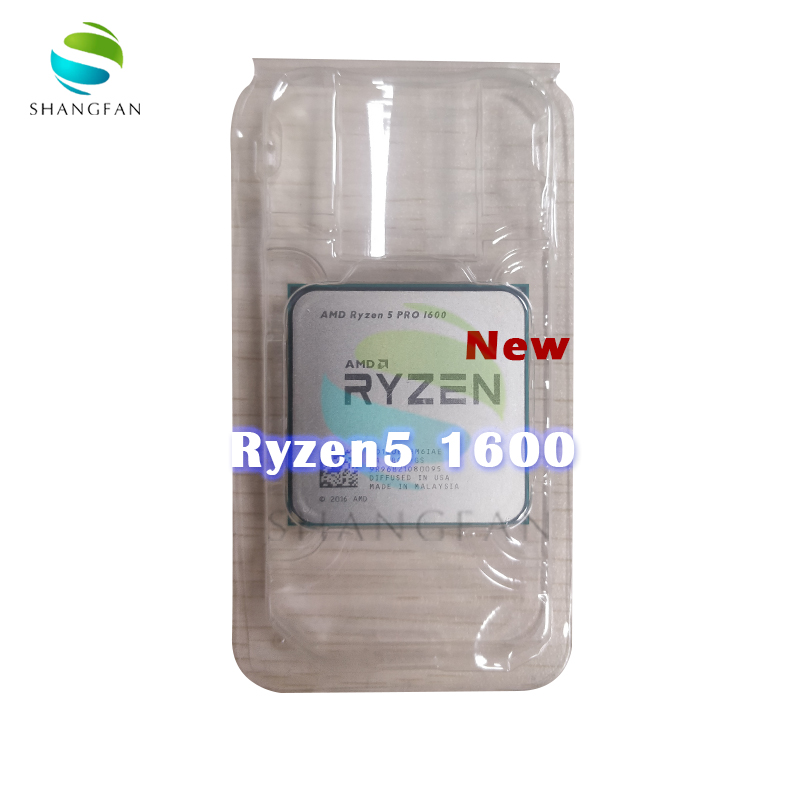 Новый R5 PRO 1600 3,2 ГГц шестиядерный двенадцать плотность ткани-65 Вт Процессор Количество ядер процессора YD1600BBM6IAE YD160BBBM6IAE гнездо AM4