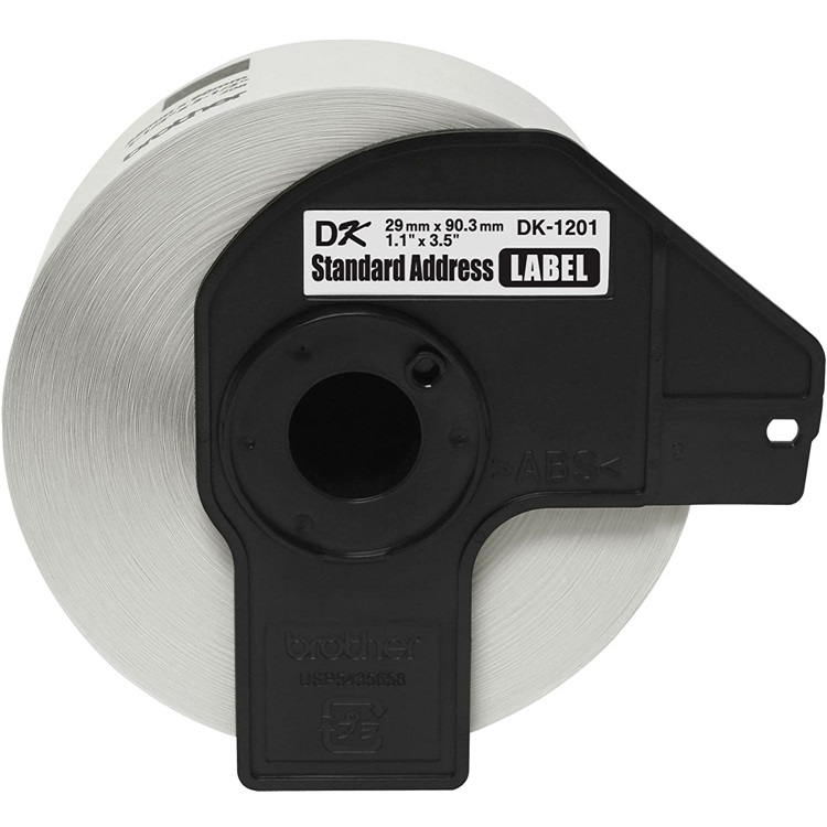 Costom Dymo натуральная DK1201 высечки тепловой транспортные этикетки адрес этикетки