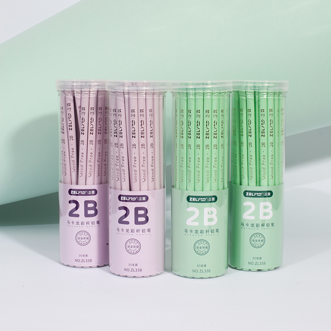 wood free 30 pcs 2B pencil without eraser for PROMOTION
