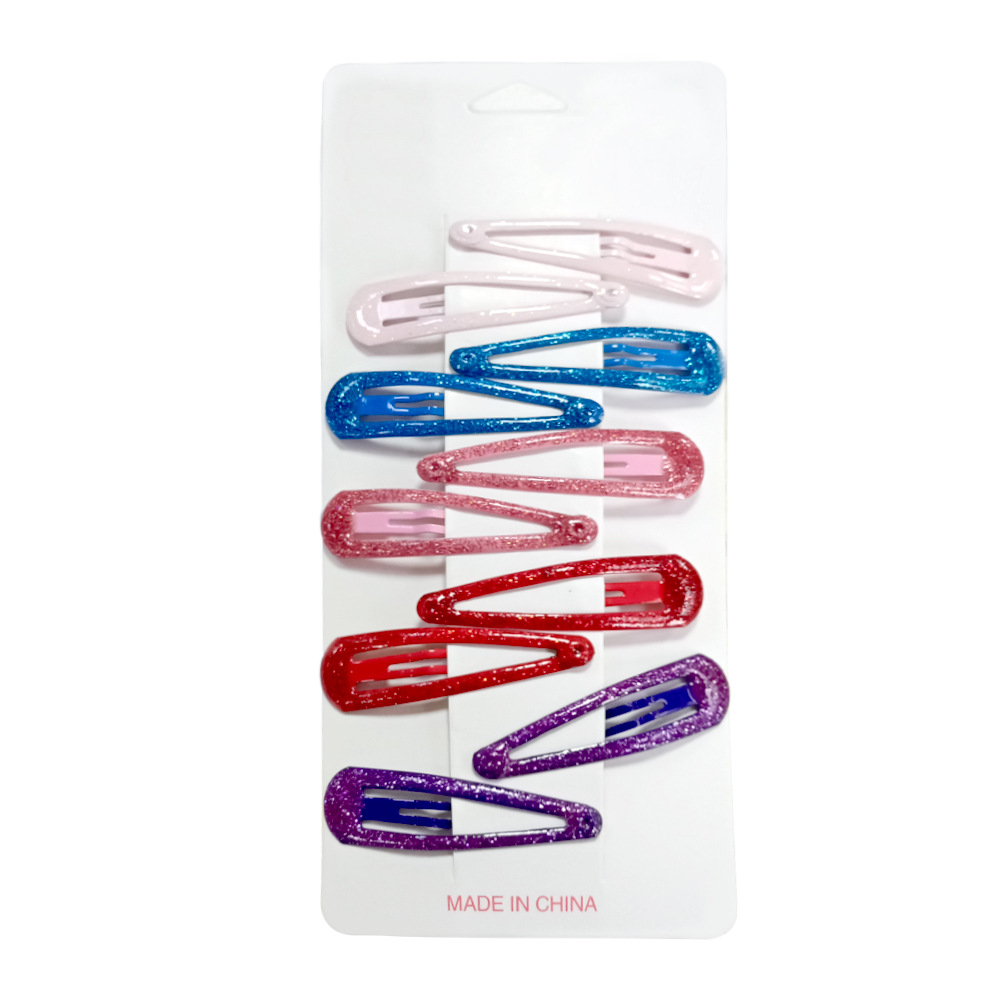 Hot candy color hairpin rainbow hair clip Water droplets clip children hair accessories