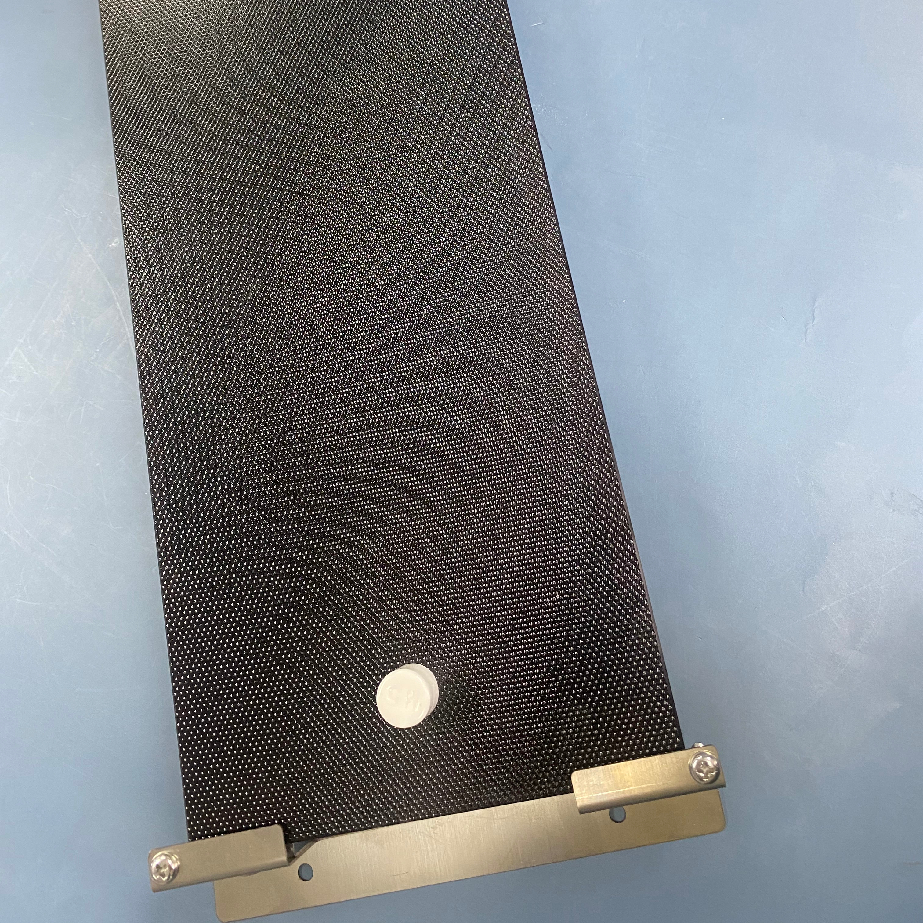 Screen process graphene film black microcrystalline glass heating plate for industrial drying