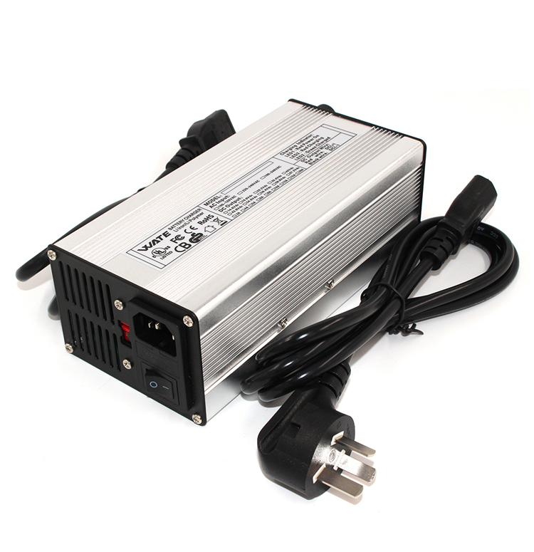 87.6V5ACharger 24S 72VLithium железо фосфат батарея умное зарядное устройство вате черный алюминиевый корпус