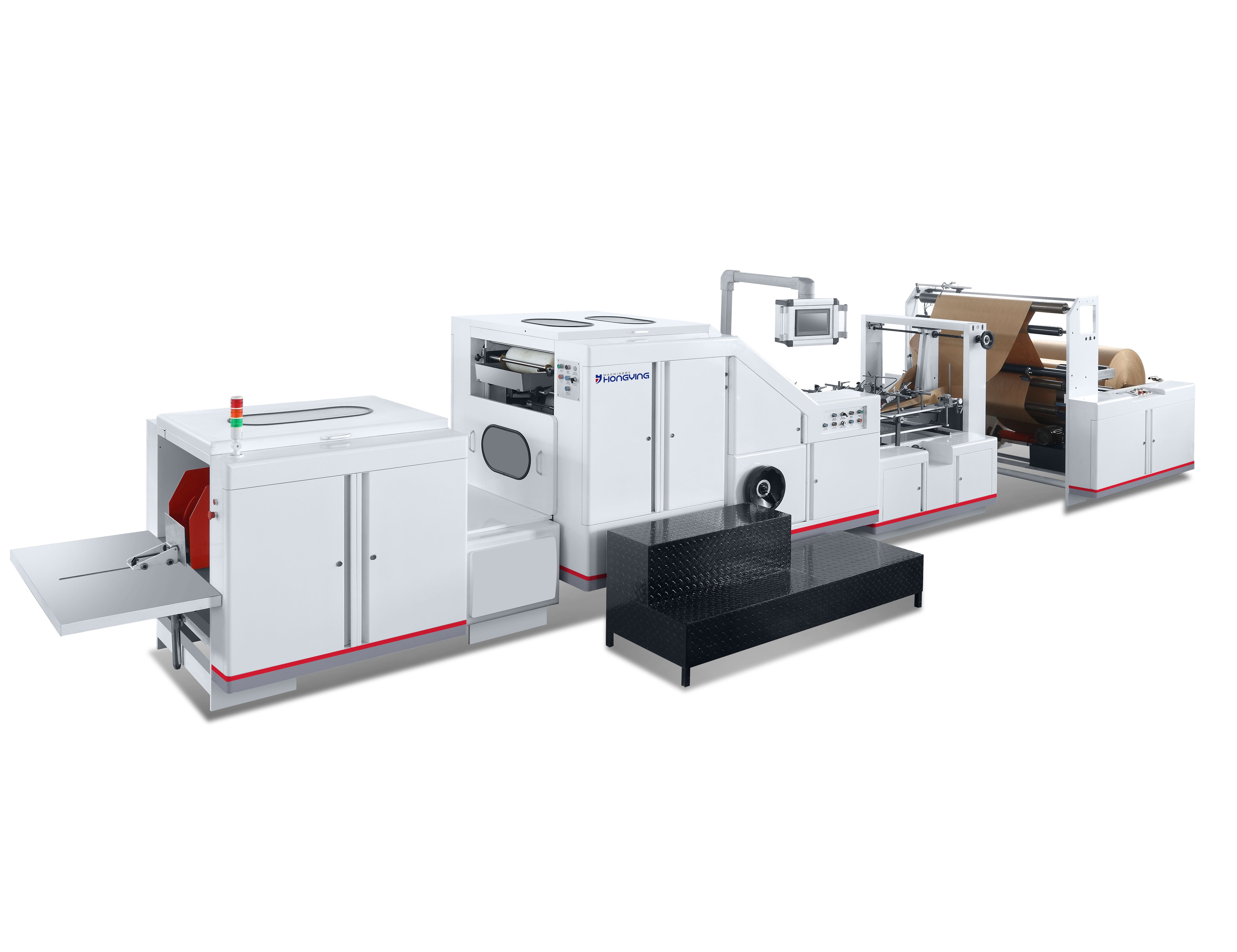 PRY-SBR-330 Automatic Square Bottom Paper Bag Making Machine