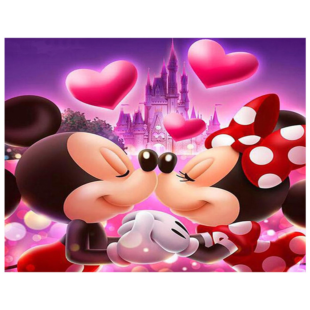 5D diamond cartoon Disney Emmy DIY cross stitch diamond decorative painting 40x50cm spot sale