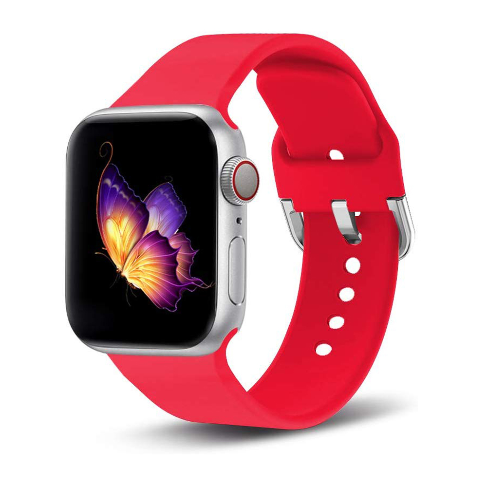 Новинка 2020, силиконовый спортивный ремешок для часов apple Iwatch series 5, ремешок