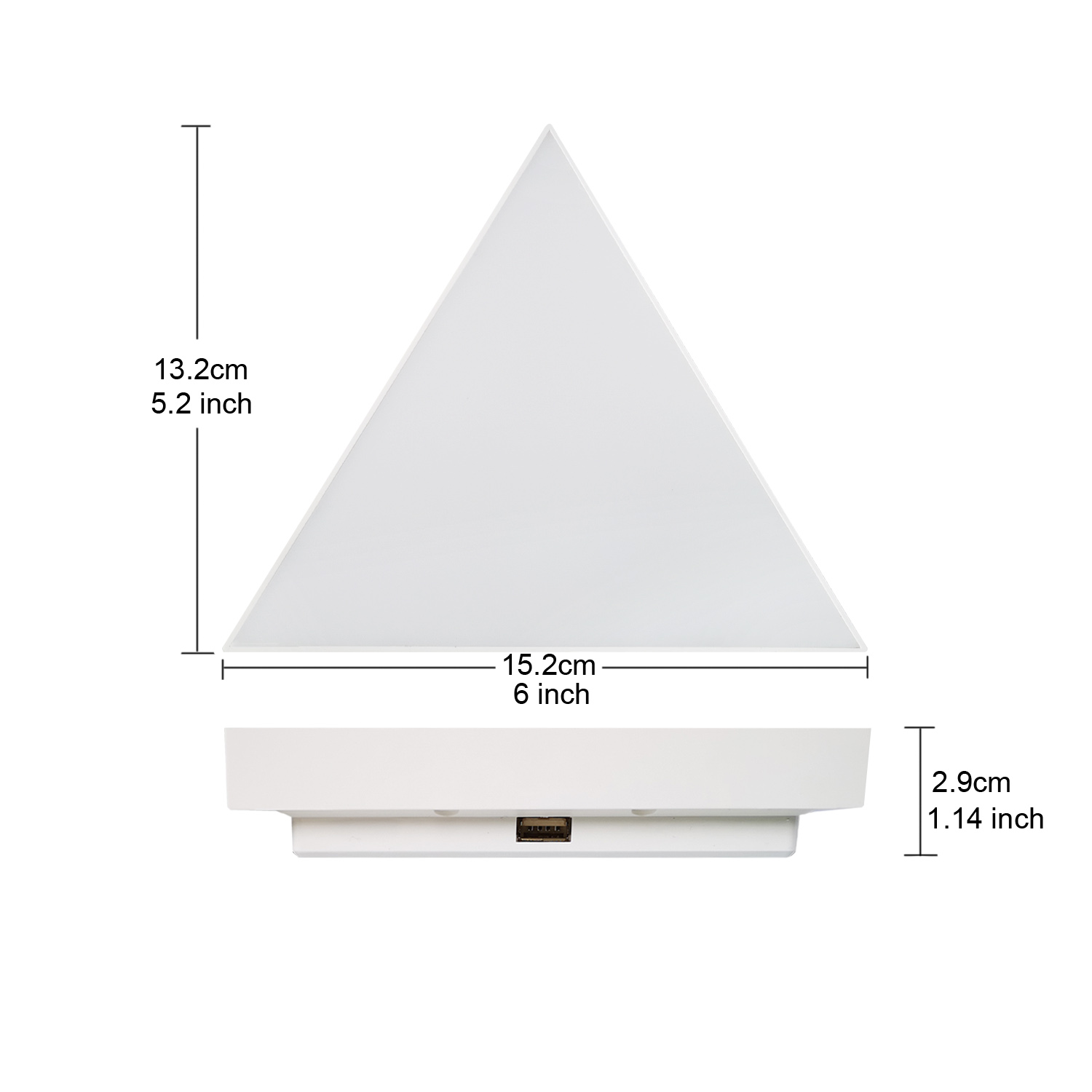 New Design Fancy DIY Home Decor Smart Wifi Control triangle rgbw colorful ceiling LED panel lights