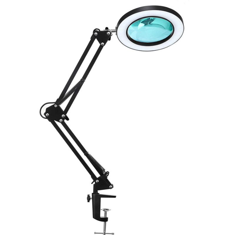 Skincare Beauty Tool 5X Illuminated Magnifier USB 3 Color Modes Magnifying LED Glass