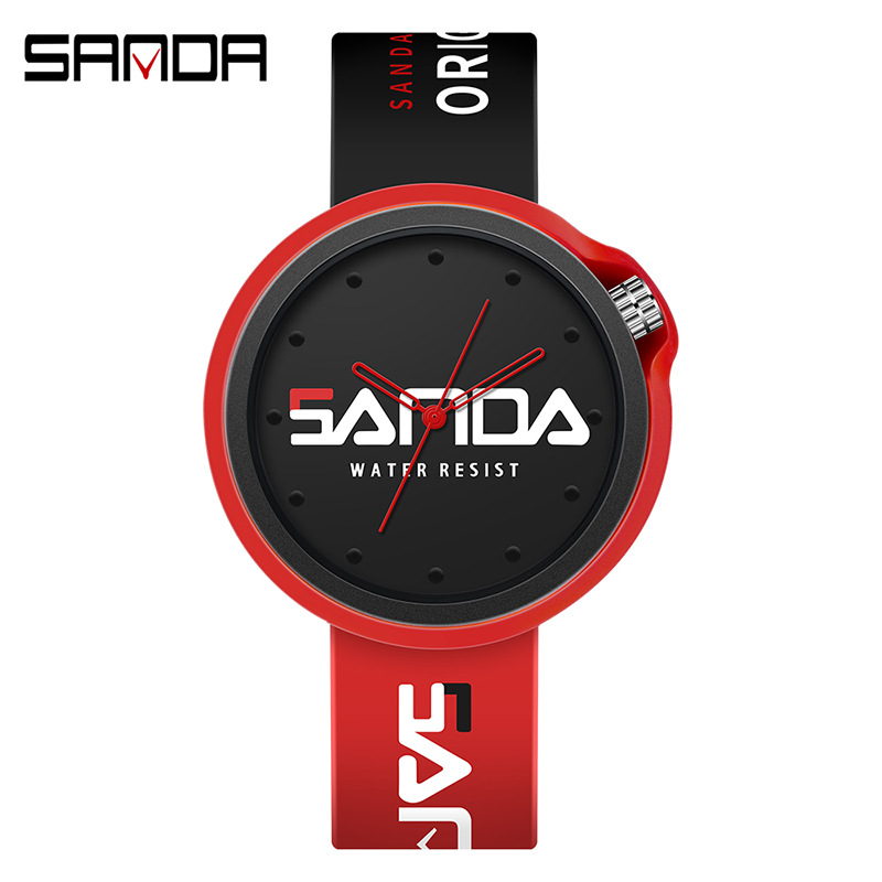 Sanda 3200 Новые мужские и женские часы модные трендовые студенческие спортивные кварцевые часы с силикагелем крутые индивидуальные часы оптовая продажа