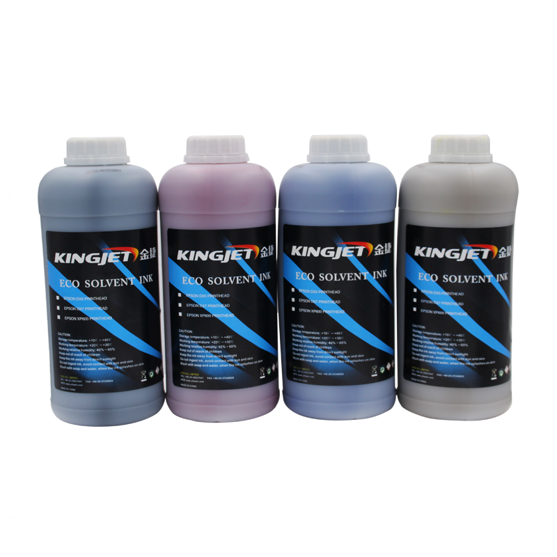 Чернила на основе эко-растворителя KingJet DX4/DX5/DX7/Чернила ciss/Чернила ecosolvent