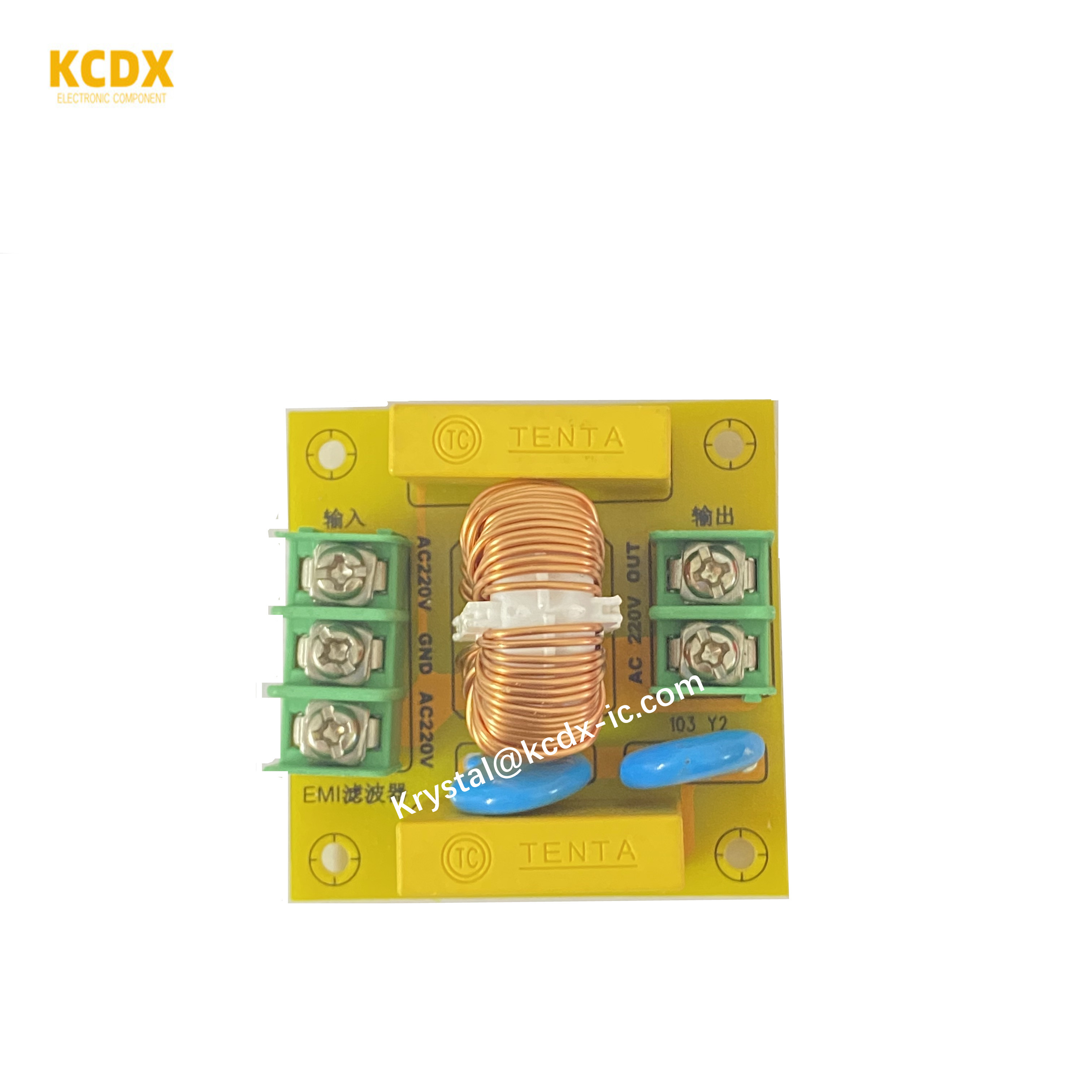 New 2A 4A 10A 18A EMI filter high-frequency filter module EMI power filter socket board