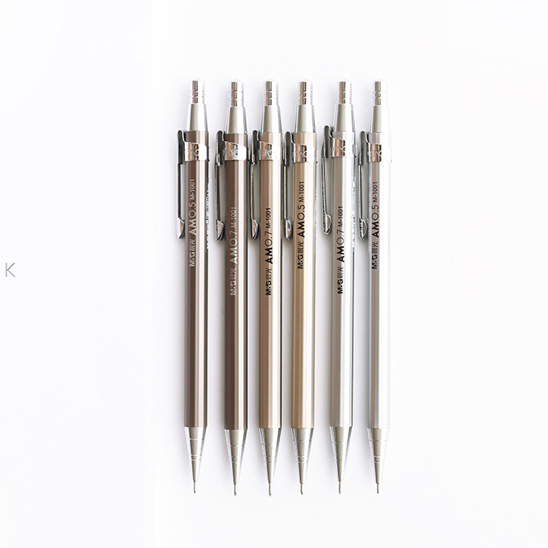 Wholesale Simple push-typel mechanical pencil 0.5mm/0.7mm pencil