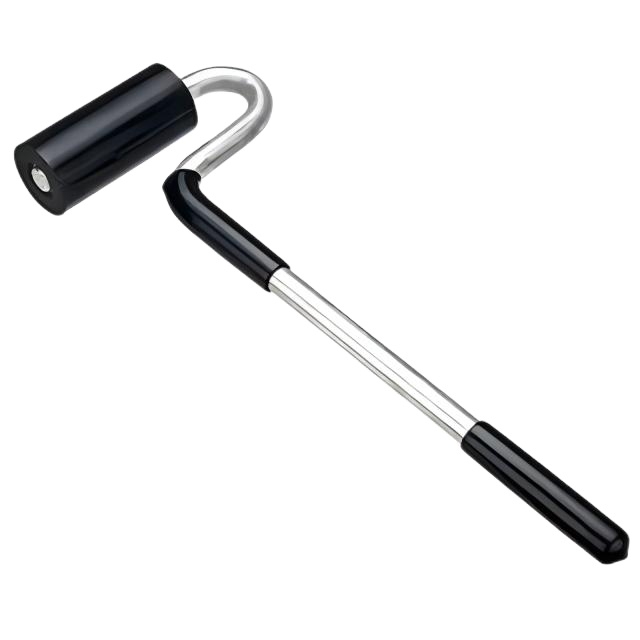 Long Handle J Roller with Thick Rubber Roller For Veneers Laminate Wall Coverings and Edge Banding