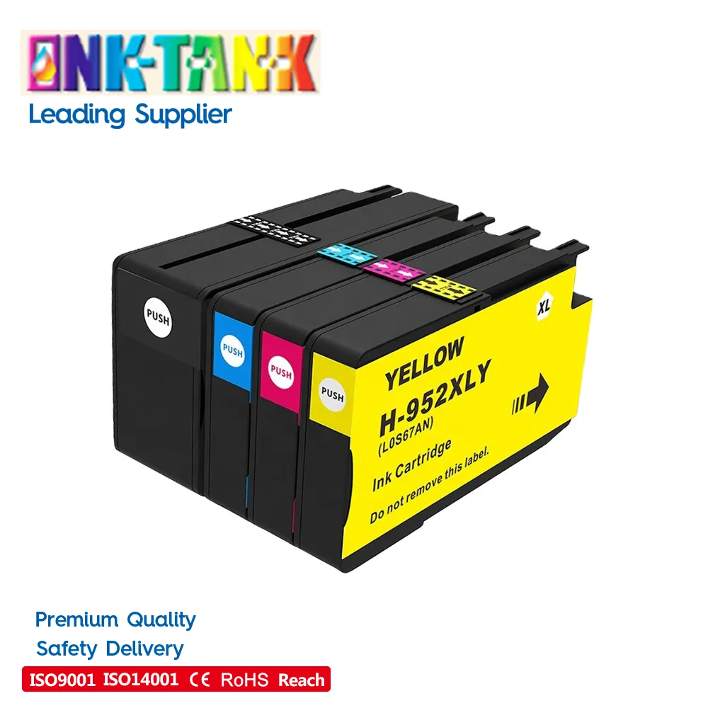 Ink Cartridges 952 INK-TANK 952XL 952 956 XL 956XL Premium Color Compatible InkJet Ink Cartridge For HP952 For HP OfficeJet Pro 8710 7740 Printer