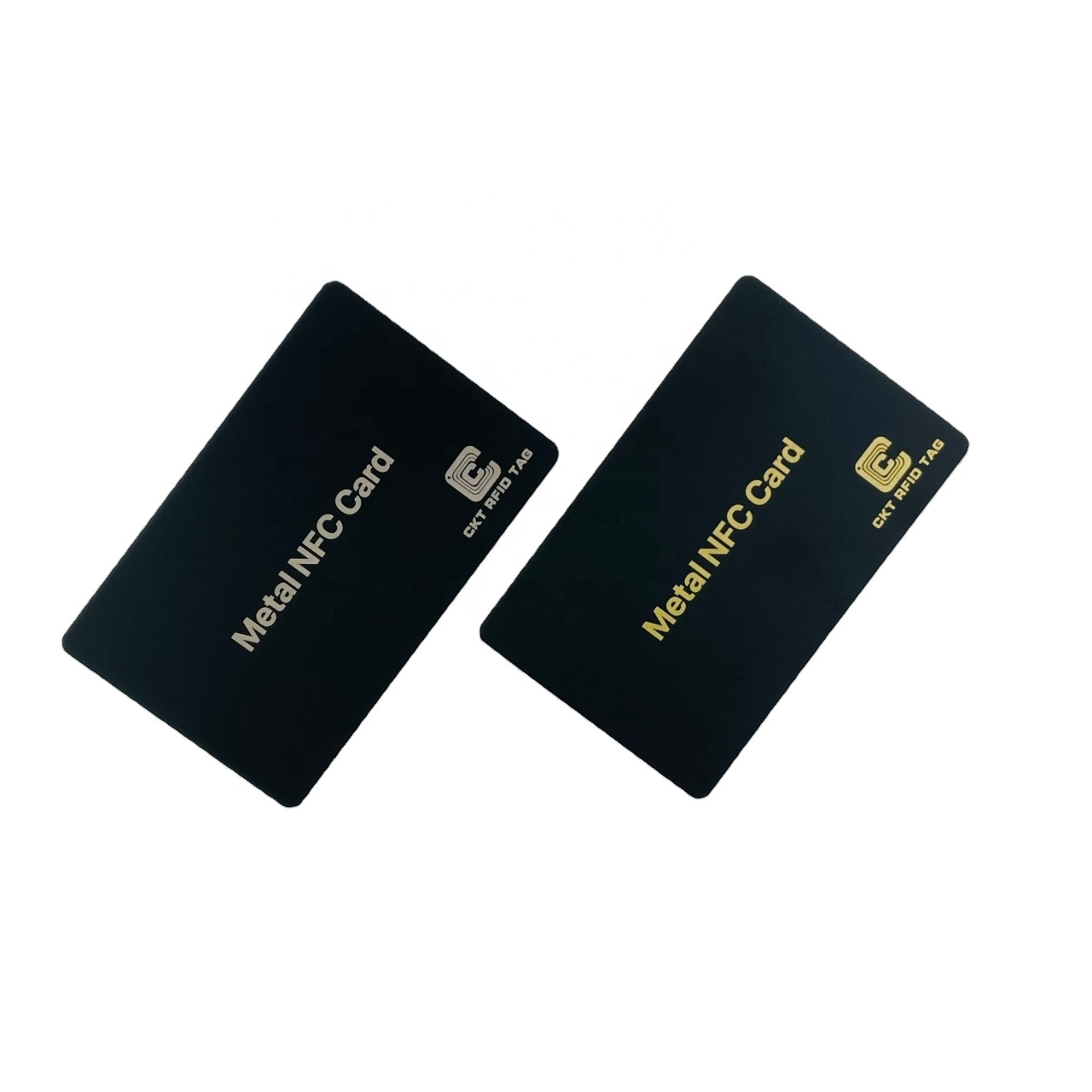 Матовая металлическая визитная карточка NFC для RFID NFC