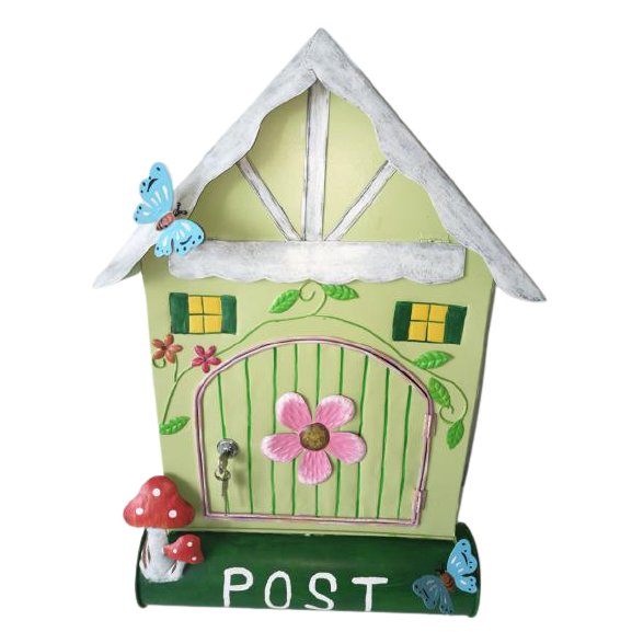 Newart lockable house design waterproof outdoor area Wall Metal Mailbox with post home
