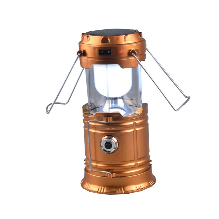 Rechargeable Camping Solar Lantern, Portable Lantern Solar led Camping Light USB Foldable Camp Lights/
