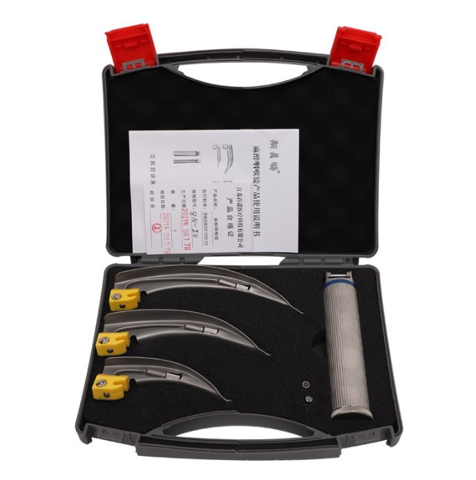 4 Blade Children and Adult Laryngoscope Surgical Instrument for Ears Eyes Nose and Throat