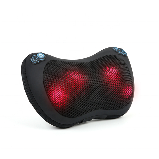 Premium Quality Shiatsu Pillow Foot Heat Relaxation Vibrator Massager For Neck And Back