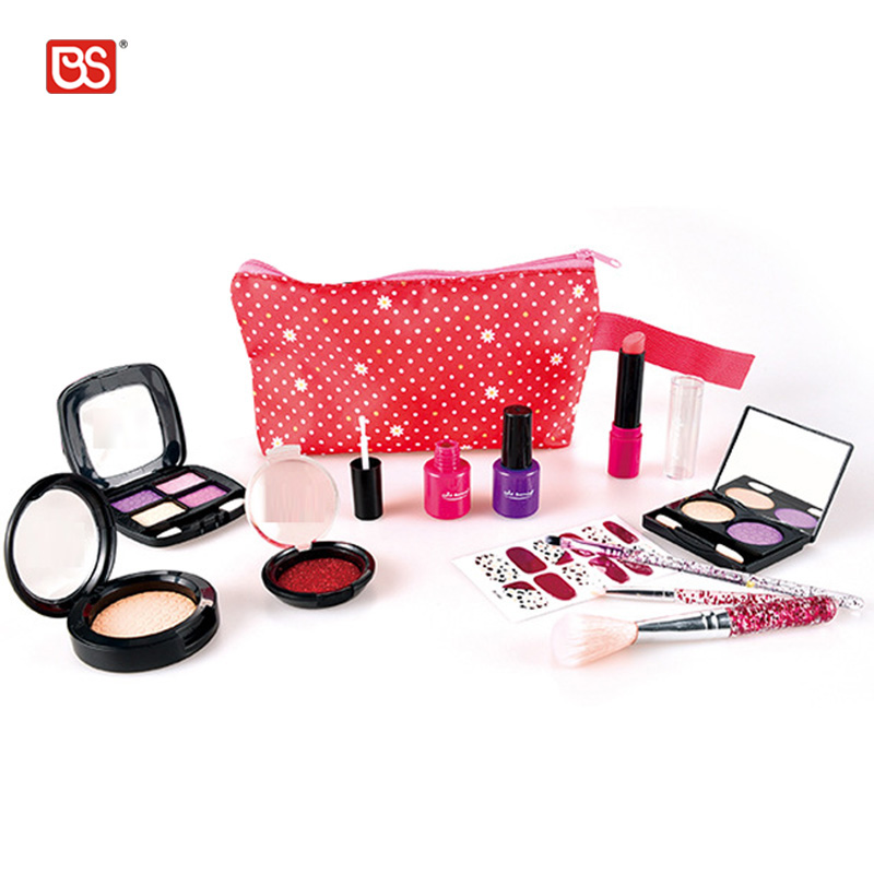 Girl Pretend Dressing Cosmetic Toy Play Set Multi-Function Makeup Kit