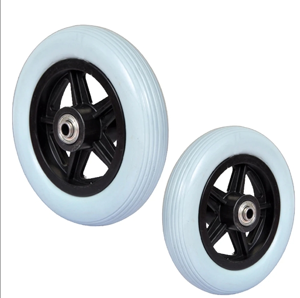 Wheelchair accessories front small wheel 6-inch 7-inch universal wheelchair wheel solid wheel