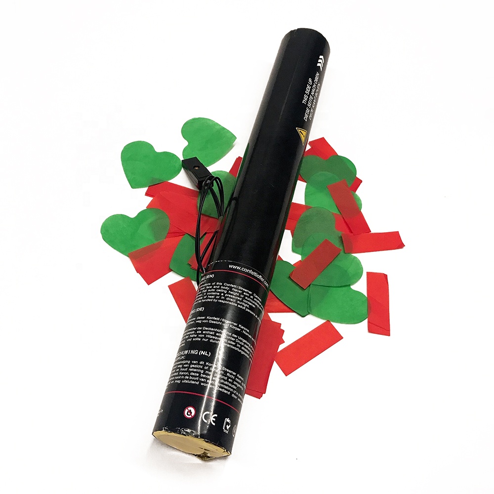 40cm electric confetti party poppers for confetti machine