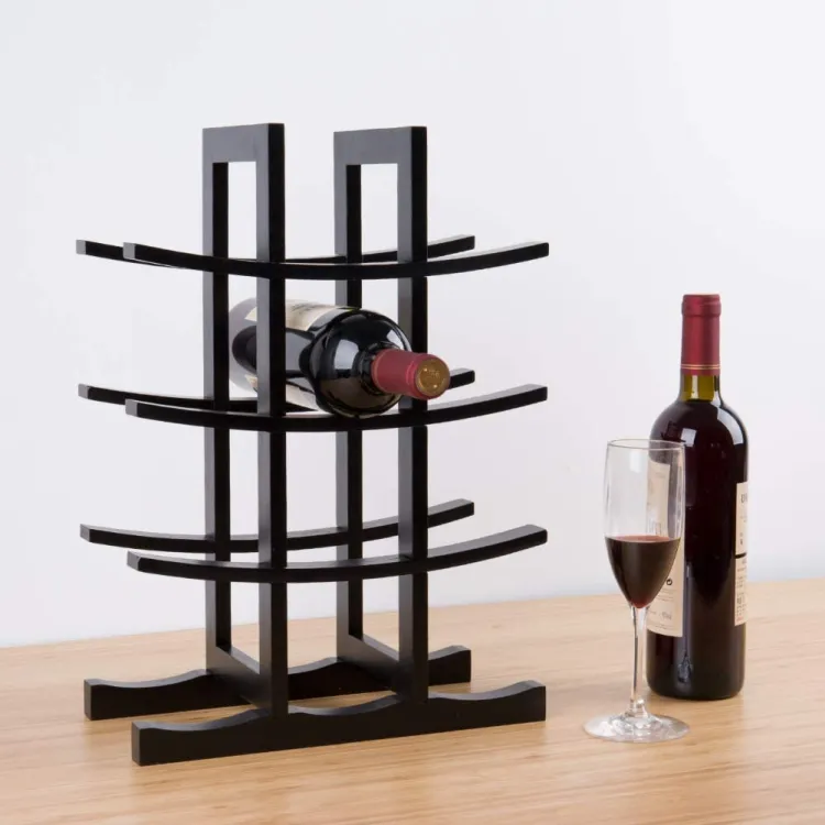 Bambkin деревянный стеллаж для демонстрации вина вино держатель бамбук бутылка вина стеллажи для выставки товаров