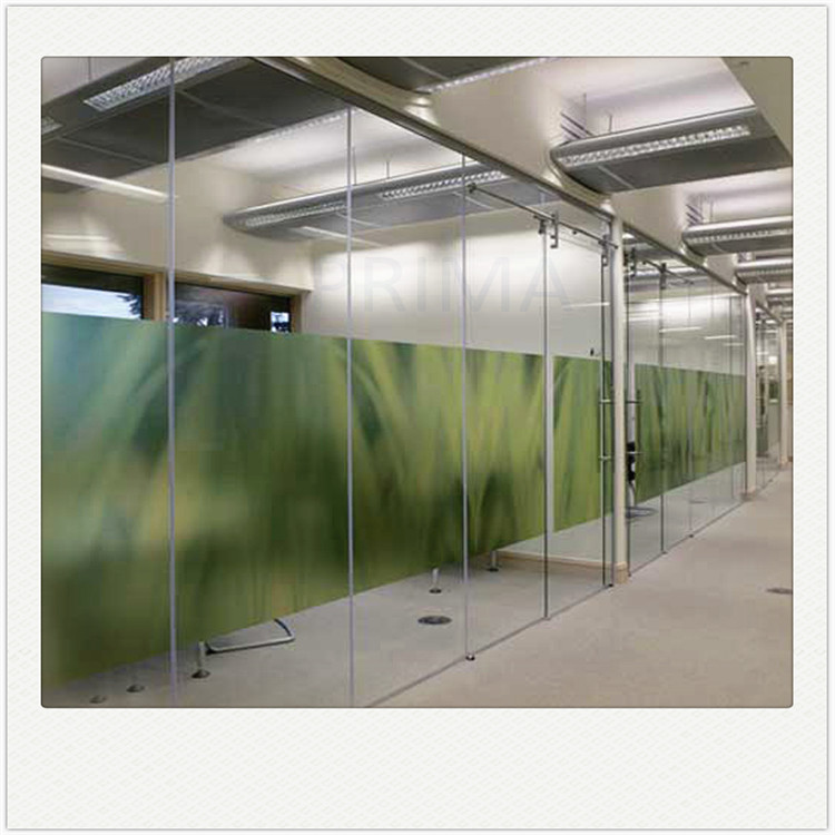 Customized aluminum/glass wall with sliding door used for office/home partitions