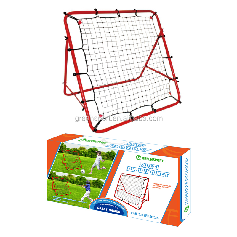 Китайский оптовая продажа 1x1 м складной Rebounder чистая дети улучшить футбол цель rebounder