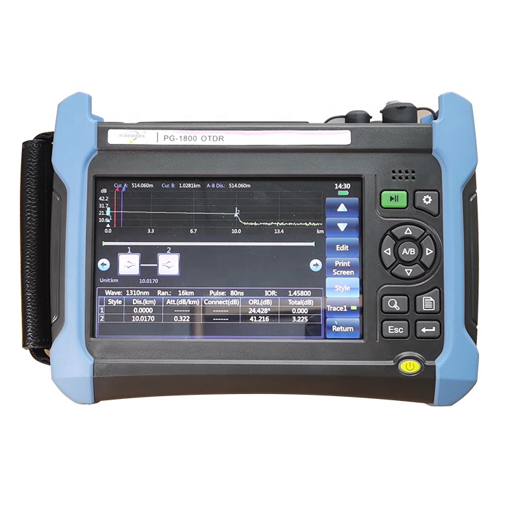 PG-1800 optic fiber mini OTDR with 1310/1550nm 50/50dB with power meter laser source VFL iOLM