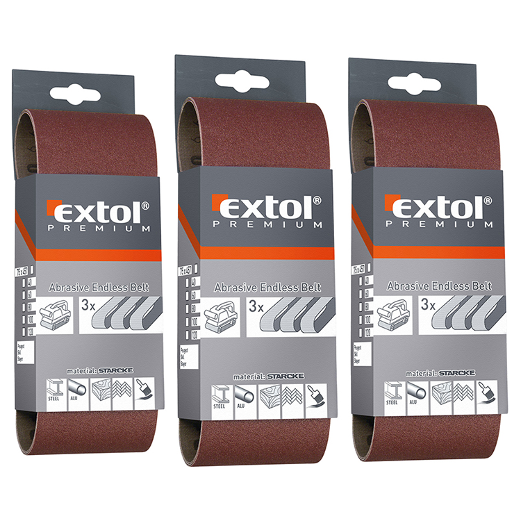 EXTOL75x533mm P40 60 80 100 120 белье шлифовальные бесконечные ленточные шлифовальные шлифовальный тканевый ремень для стальных нефтяным отоплением водопроводной трубы металла шлифовки и полировки