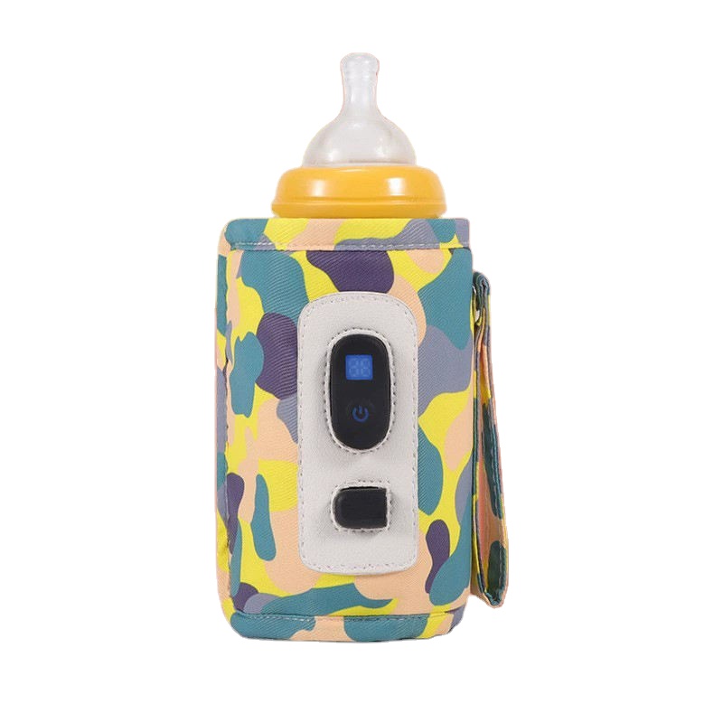 LED Temperature Display USB Milk Water Warmer Insulated Bag Baby Nursing Bottles Heater Travel Bag Feeding Bottle Accessories