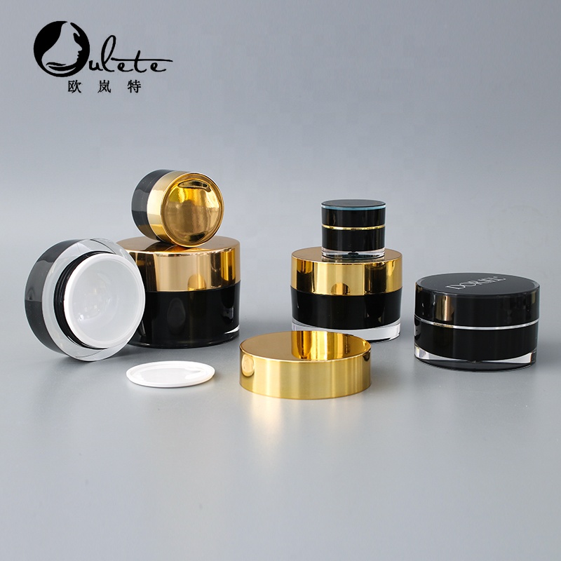 5g 15g 30g 50g Matte Black Custom Made Uv Gel Jar Hot Sale Empty Nail Polish Jar