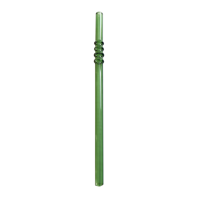 Amazon top seller color reusable borosilicate glass straws glass tube