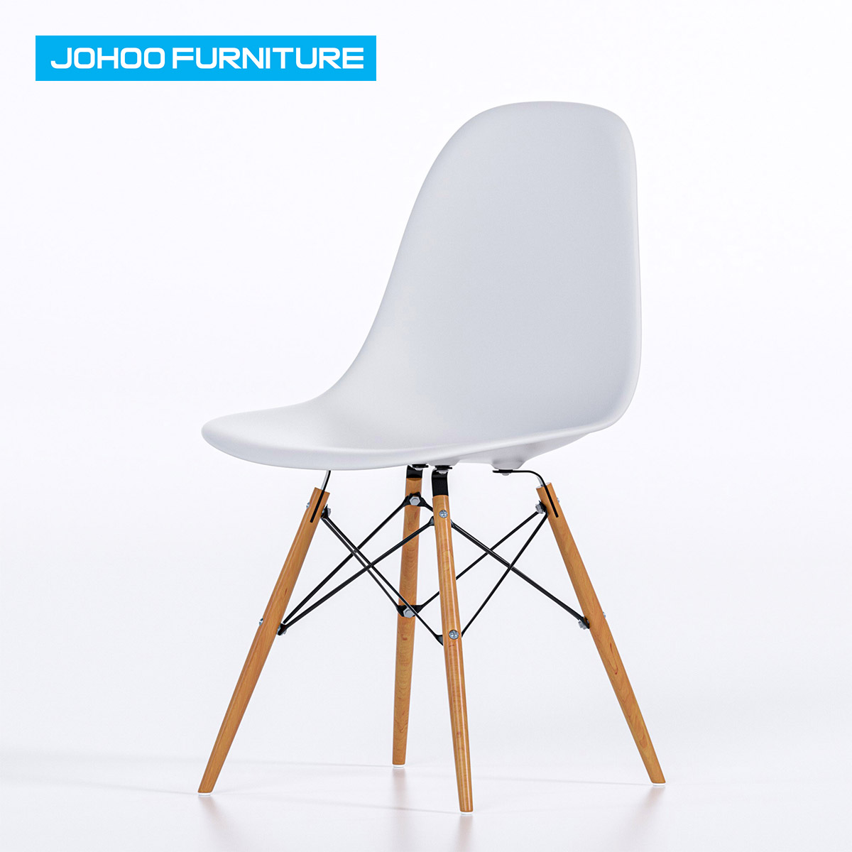 Пластиковый обеденный стул JOHOOFURNITURE в скандинавском стиле