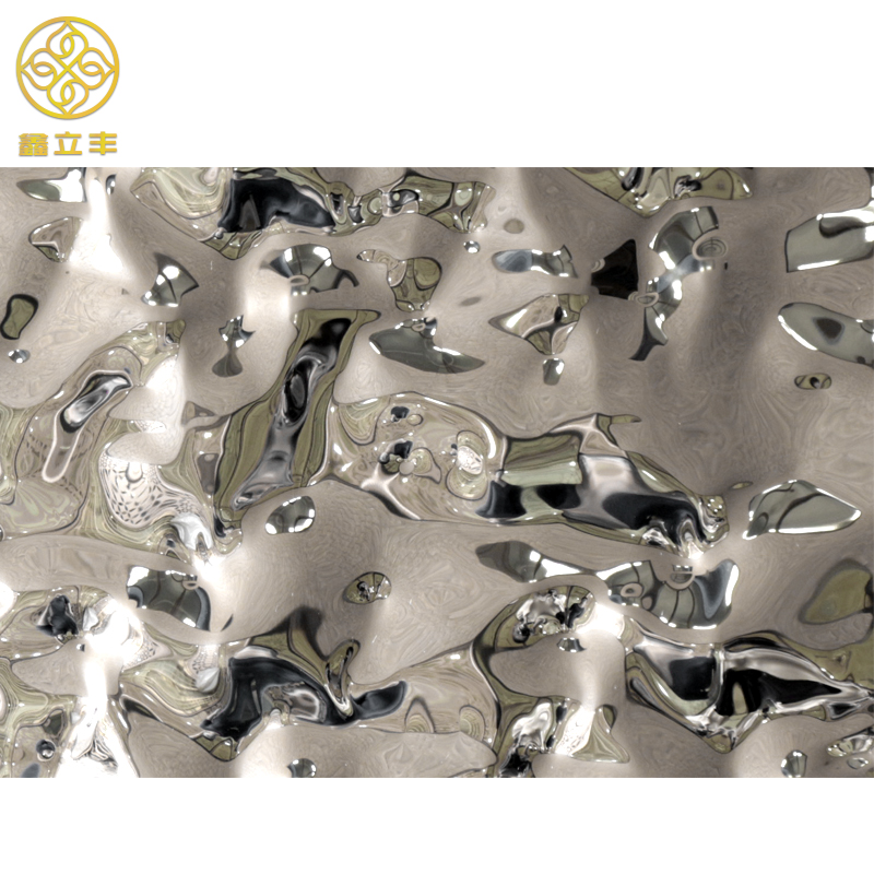 304 Water Ripple Design Pattern Plate Stainless Steel Sheet Manufacturer In China