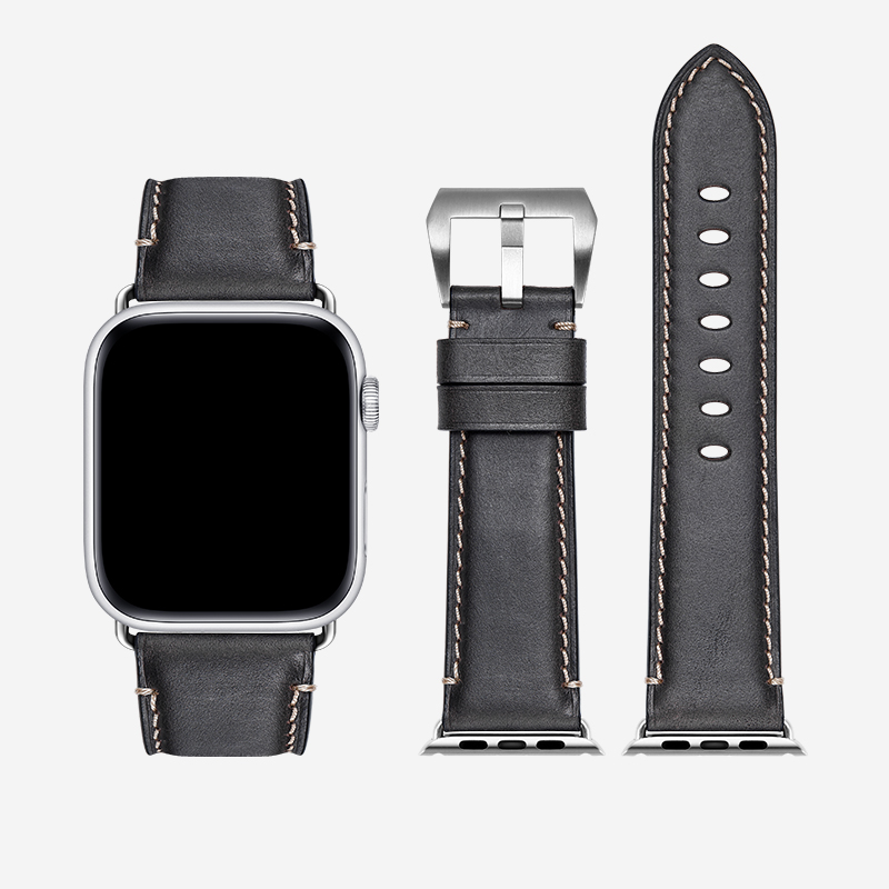 Сменный кожаный ремешок для Apple Watch Series 1/2/3/4/5/6/SE/7/8