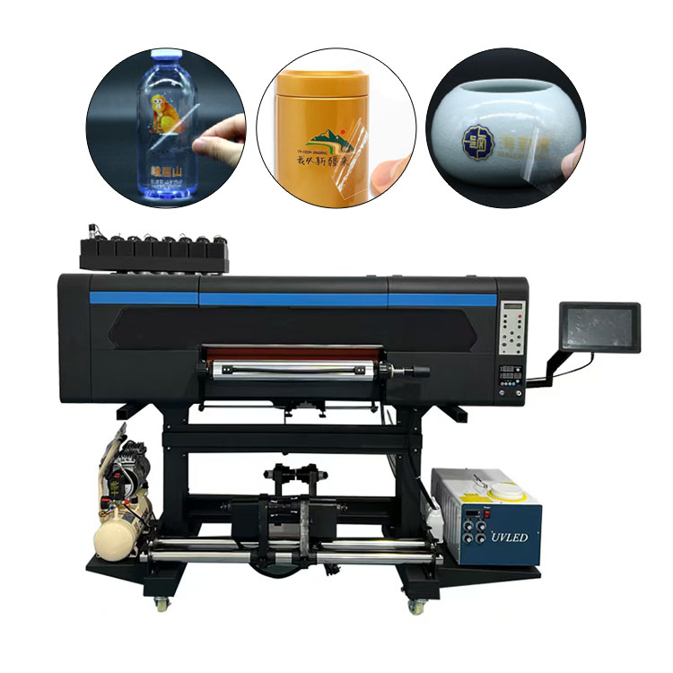 Goosam 3 4 Head I3200 Sticker Label Printing Machine 60cm A1 Roll To Roll Transfer Uv DTF Printer For Tumbler Bottle